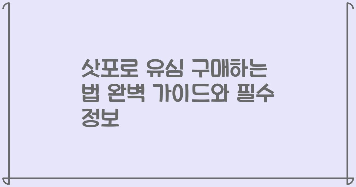 삿포로 유심 구매하는 법 완벽 가이드와 필수 정보